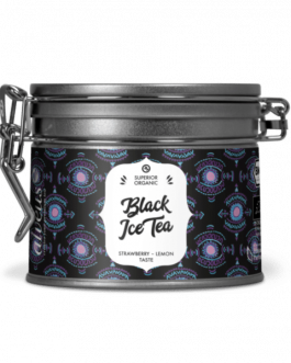 Black ice tea – strawberry/lemon taste
