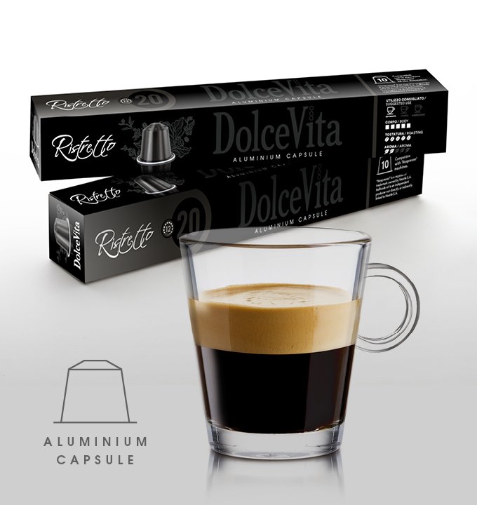 Espresso ristretto alluminio – 10cps