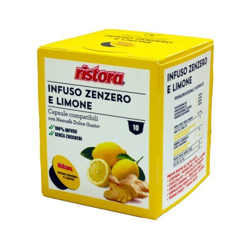 RISTORA INFUSO ZENZERO E LIMONE - 10 CPS