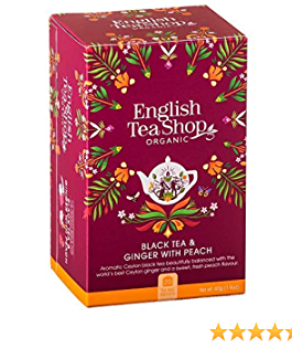 Tè nero zenzero e pesca – 20 bustine di Tè (40 Gr)