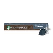 10 Capsule caffè in alluminio Espresso Dark Roast Starbucks® compatibili Nespresso®