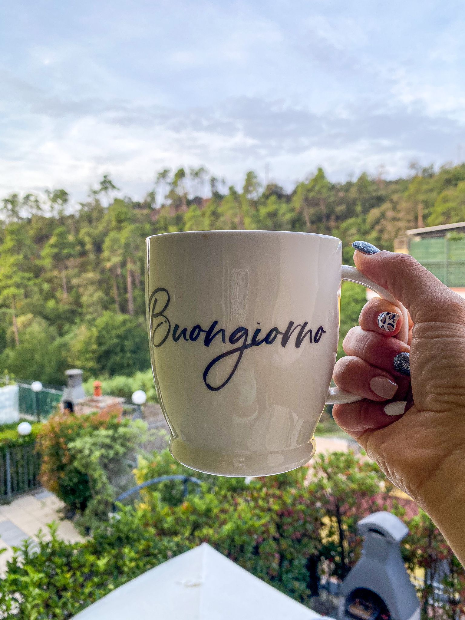 Mug Bianco con scritta “Buongiorno”