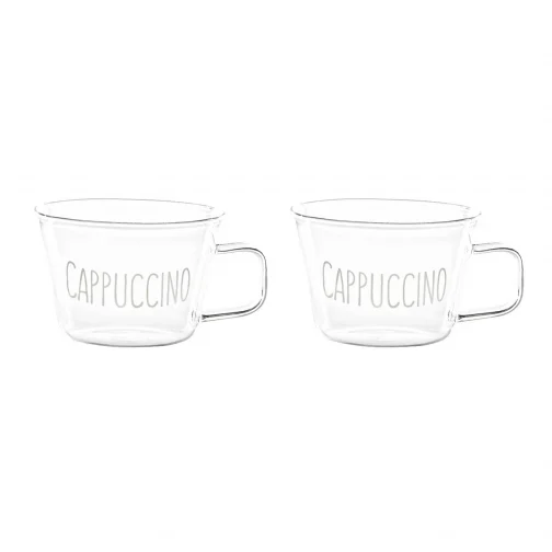 Set 2 tazze colazione Cappuccino - immagine 2