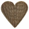 Tovaglietta americana a forma di cuore in Rattan
