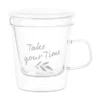 Mug in vetro con Infusore Take Your Time - immagine 2