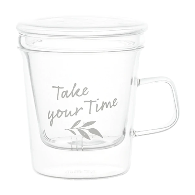 Mug in vetro con Infusore Take Your Time