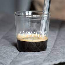 Set 4 bicchierini in vetro per Espresso con palettine – Caffettino