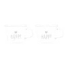 Set 2 tazze colazione Happy 480ml - immagine 2