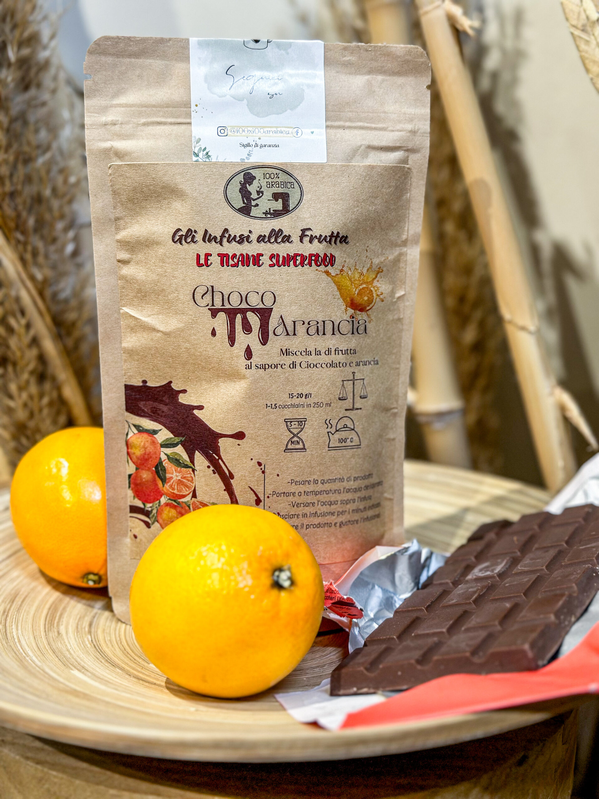 Choco Arancia – Infuso di frutti Superfood 100gr